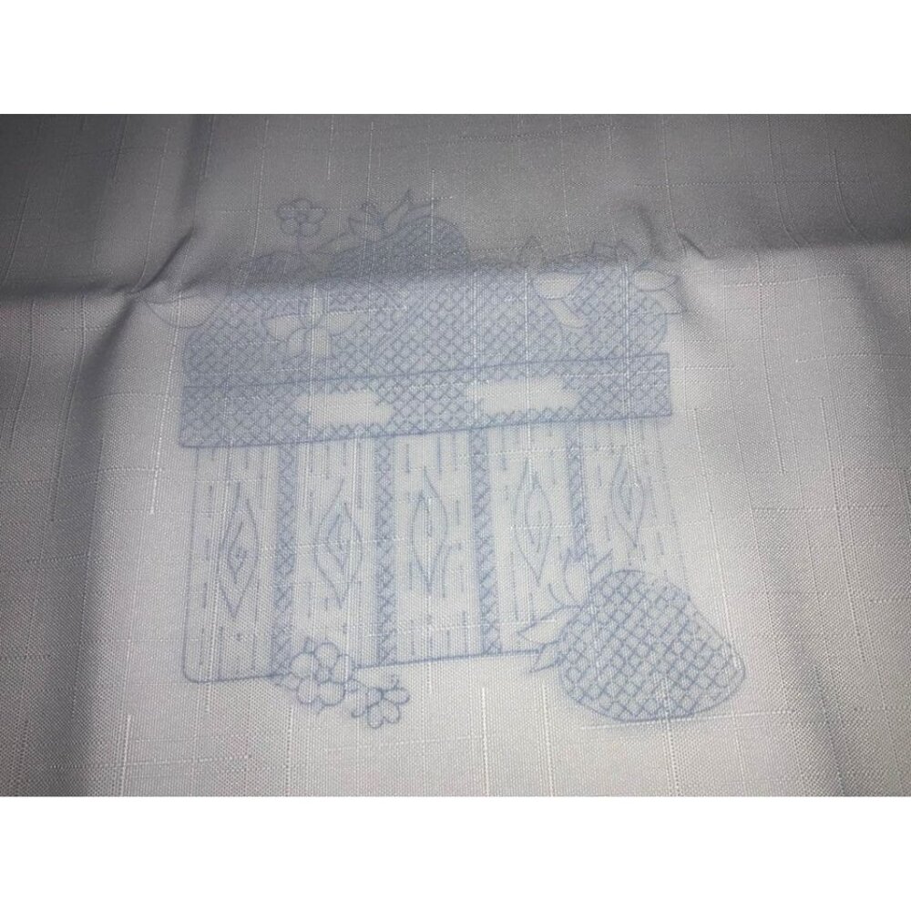 Stamped Linen Kit with Floss Makes 2 Kitchen Towels - Picture 2 of 7
